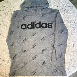 Adidas boys gray pullover - Size M 10/12